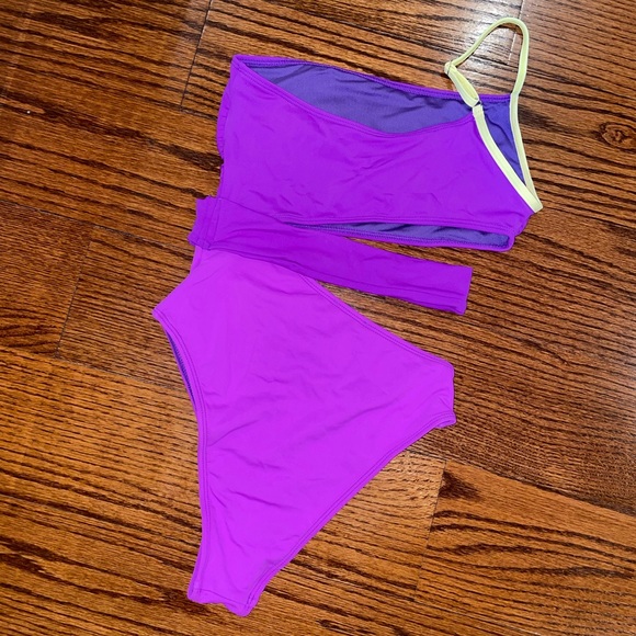 ICON SWIM | Purple One Piece Swimsuit - Picture 4 of 4